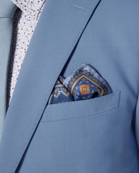 Double-Sided Printed Silk Pocket Square